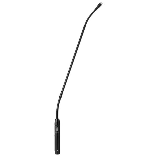 Shure MX418S / N Micro col de cygne 18’’ (45.7cm) à connecteur XLR 3 broches, sans capsule, switch avec LED verte, DualFlex, noir
