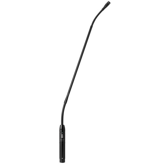 Shure MX418S/S Micro col de cygne 18’’ (45.7cm) à connecteur XLR 3 broches, capsule super-cardioïde, switch avec LED verte, DualFlex, noir