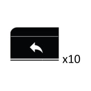 Shure REPLY BUTTON FOR MXCW640, QTY 10