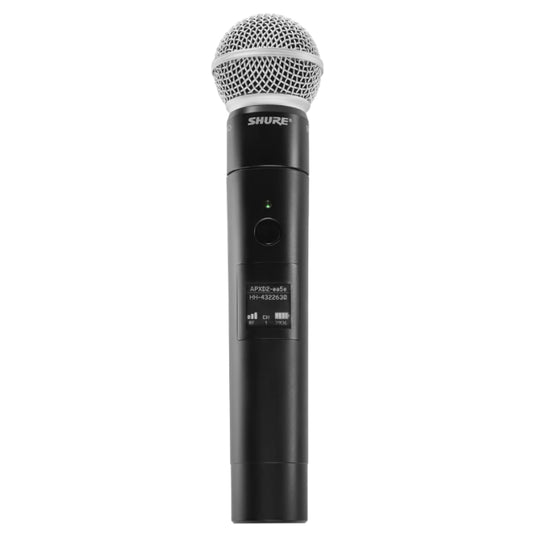 Shure MXW2X/SM58=-Z11 Émetteur numérique à main, capsule SM58, système MXW neXt (1,9GHz)