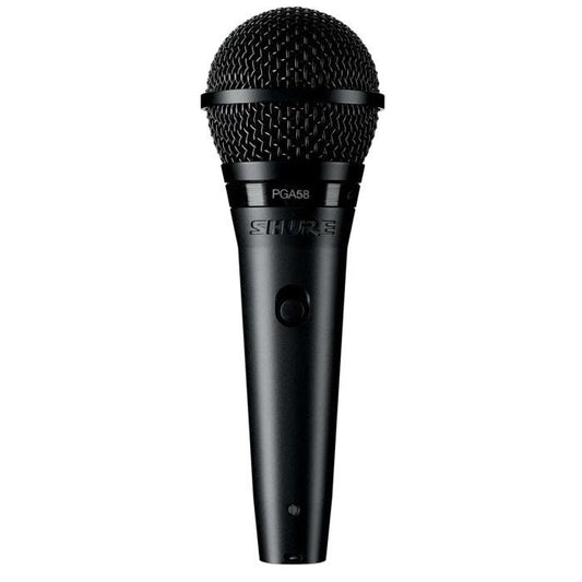 Shure PGA58-XLR-E Microphone Voix Dynamique Cardioïde, avec cordon XLR-XLR