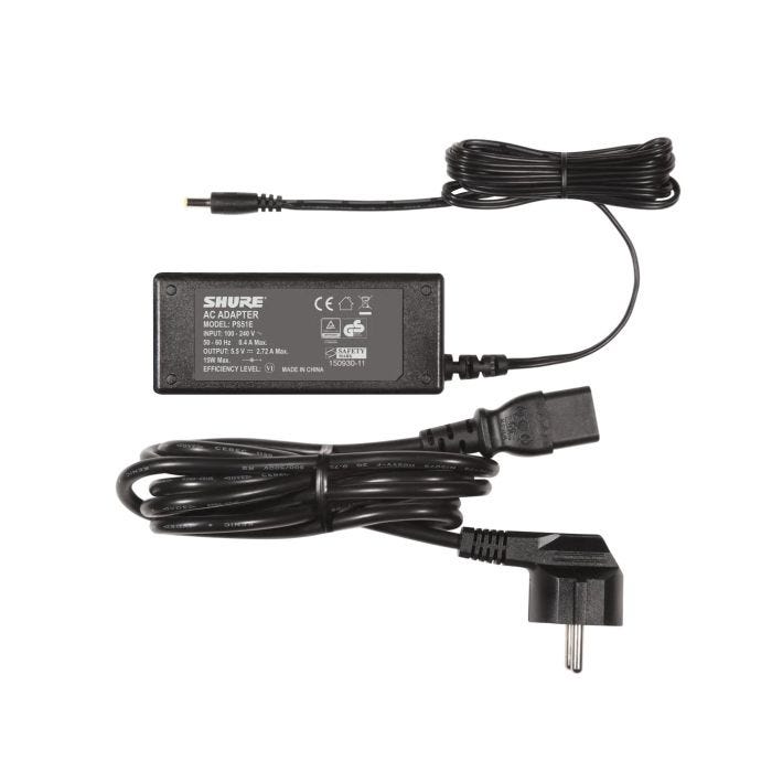 Shure PS51E Block d'alimentation 5,5 V DC pour chargeurs AXT903, AXT904 et SBC210