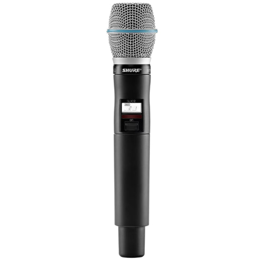 Shure QLXD2/B87A=-G51 Émetteur numérique à main, capsule BETA87A, série QLX-D G51 (470-534 MHz)