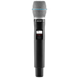 Shure QLXD2/B87A=-G51 Émetteur numérique à main, capsule BETA87A, série QLX-D G51 (470-534 MHz)