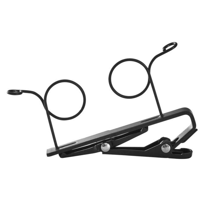Shure DUAL TIE CLIP, BLACK