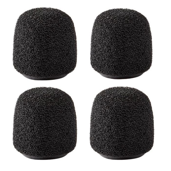 Shure Windscreen, Snap-fit, Black, Qty 4