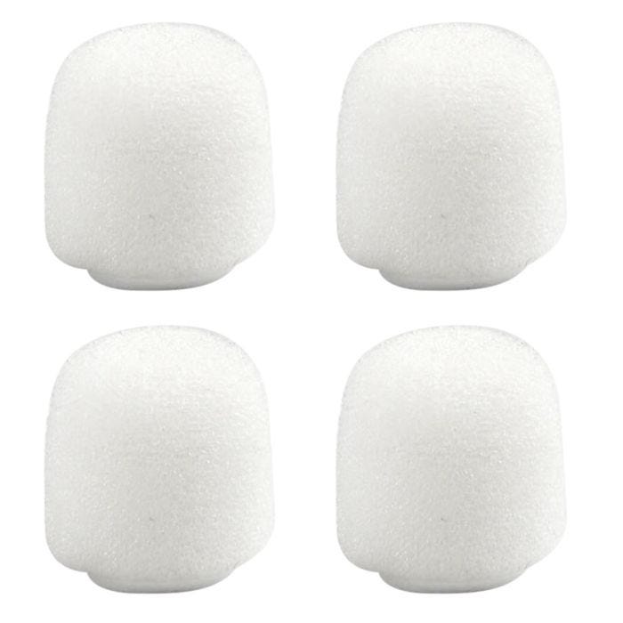 Shure Windscreen, Snap-fit, White, Qty 4