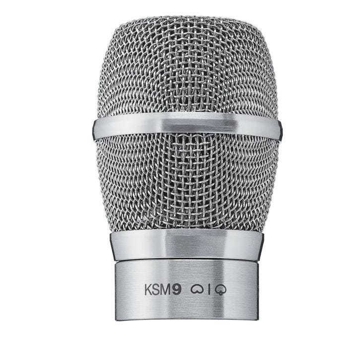 Shure REPLACEMENT WIRELESS HEAD,KSM9,NICKEL