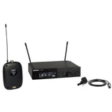 Shure SLXD14 / 85M-H56 Système comprenant 1 récepteur SLXD4, 1 émetteur SLXD1 avec micro cravate WL185m (518-562MHz)