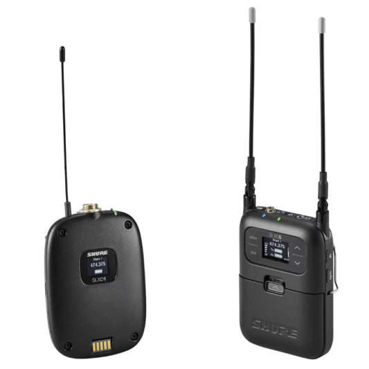 Shure SLXD15-K59 Système comprenant 1 récepteur portable SLXD5 et 1 émetteur SLXD1 (606-650 MHz)
