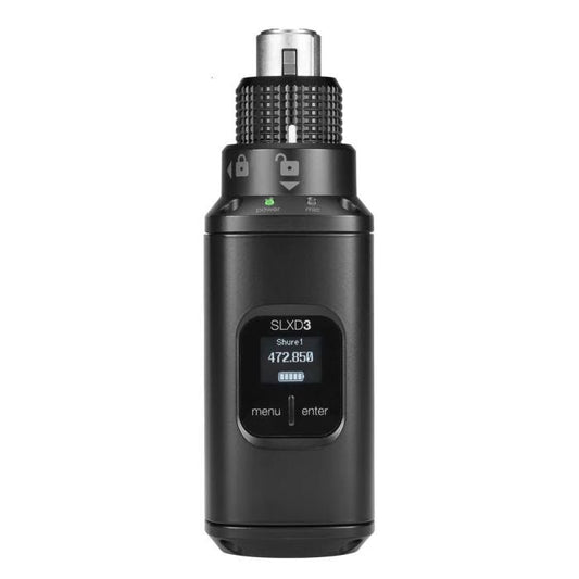 Shure SLXD3=-H56 Émetteur numérique PLUG-ON, série SLX-D H56 (518-562 MHz)