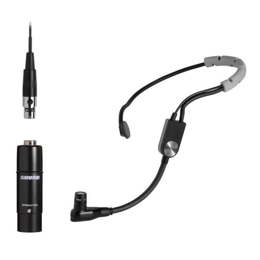 Shure SM35-XLR Microphone serre-tête ajustable, cardioide, avec préampli TQG vers XLR