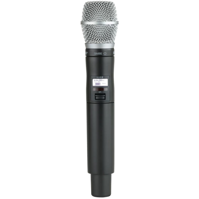 Shure ULXD2/SM86=-H51 Émetteur numérique à main, capsule SM86, série ULX-D H51 (534-598 MHz)