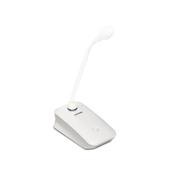 Shure ULXD8W=-H51 Émetteur base pour micro à col de cygne modulaire (non inclus), série ULX-D H51 (534-598 MHz), blanc