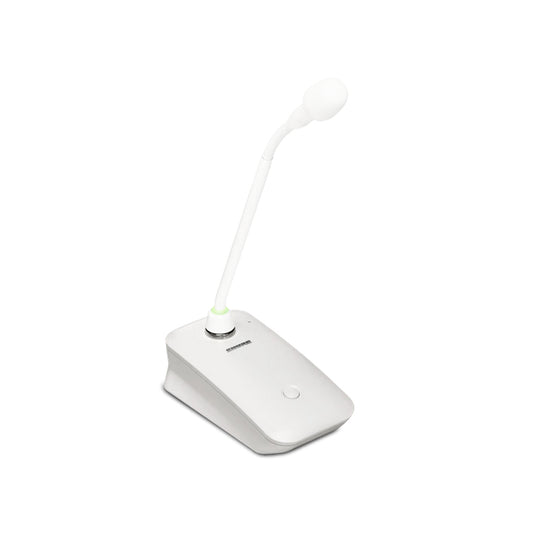Shure ULXD8W=-H51 Émetteur base pour micro à col de cygne modulaire (non inclus), série ULX-D H51 (534-598 MHz), blanc