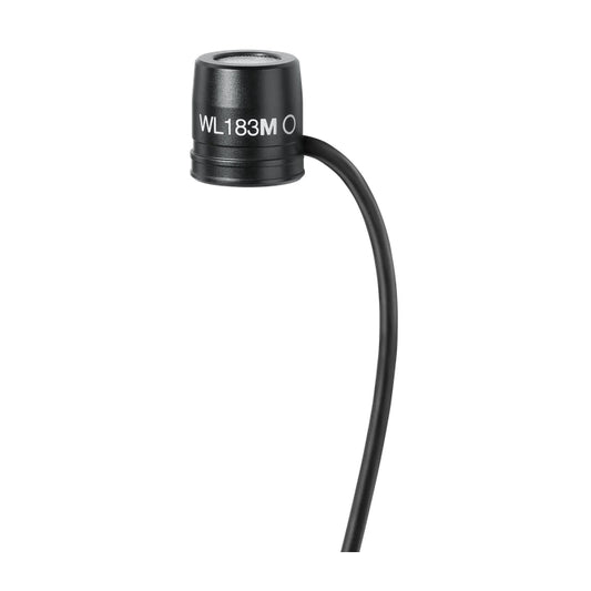 Shure WL183MB/O-TQG Micro cravate omnidirectionnel, TQG, noir