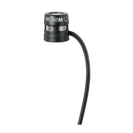 Shure WL185MB/C-TQG Micro cravate cardioïde, TQG, noir