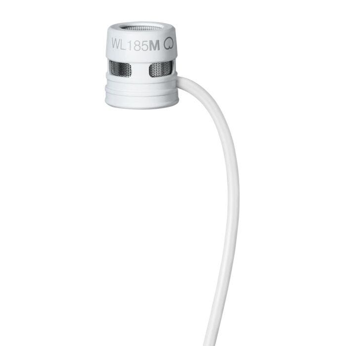 Shure WL185MW/C-TQG Micro cravate cardioÃ¯de, TQG, blanc