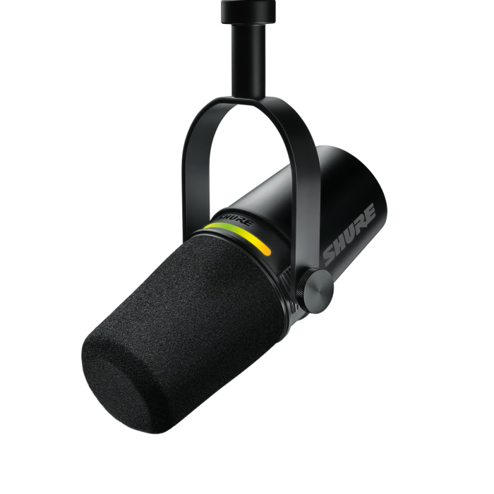 Shure XLR/USB Speech Microphone, black