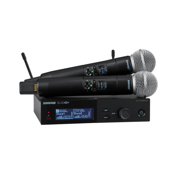Shure Handheld System, Dual, SM58