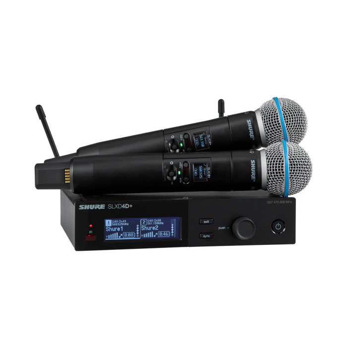 Shure Handheld System, Dual, Beta58A