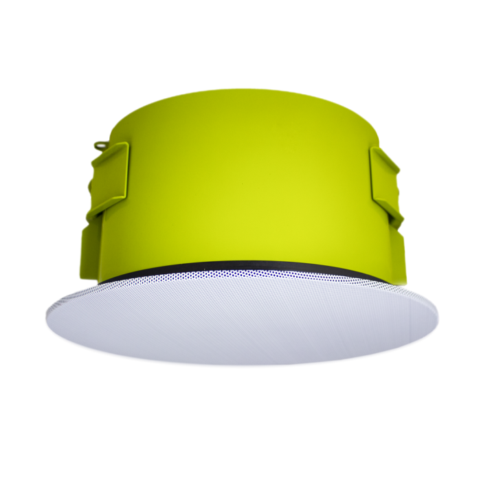 MSE 5.25in IP Addressable Dante Enabled In Ceiling Speaker with Magnetic Grille - White