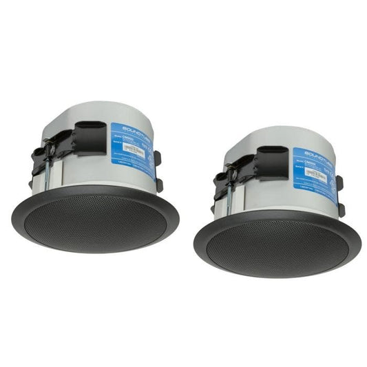 SoundTube Entertainment CM500I-BK Paire d'enceintes encastrable HP 5.25"+ tweeter, 33W en 100V, noir