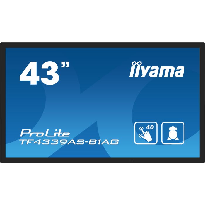 43" Bonded PCAP Anti-glare Bezel Free 40