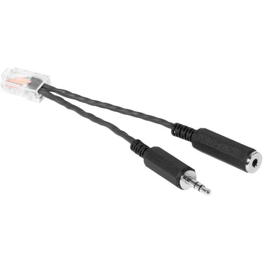 Vaddio HuddleSHOT EasyMIC câble audio RJ-45 2 x 3.5mm Noir