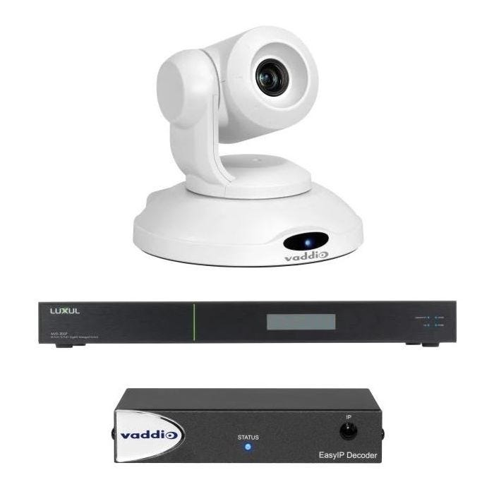 Vaddio EasyIP Ecosystem White Kit  CAMDECOSW