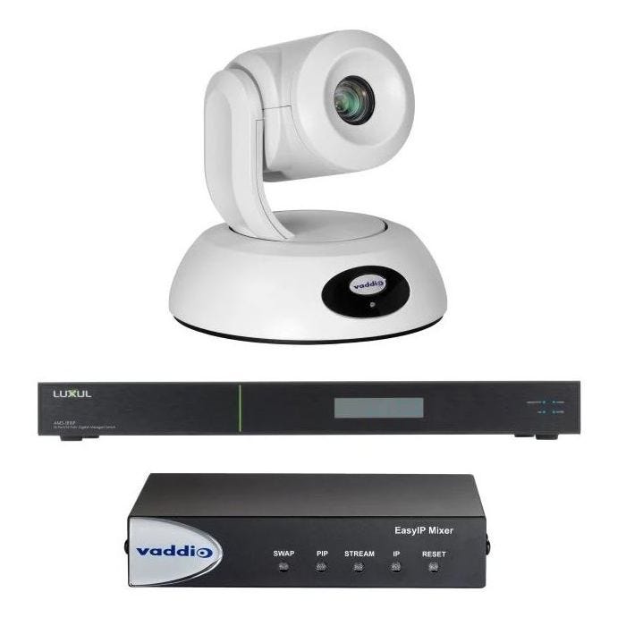 Vaddio EasyIP 20 Mixer Basekit Cam Switch White