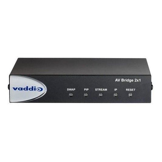 Vaddio AV Bridge 2x1 Périphérique de Capture et Distribution Audio/Vidéo (2 HDMI in, 1 HDMI out)