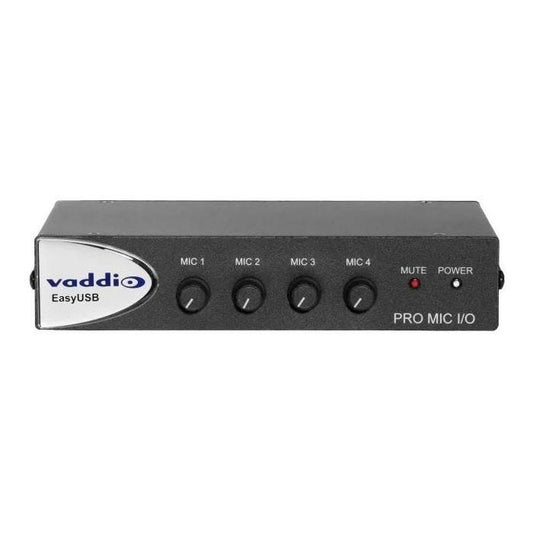 Vaddio EasyUSB PRO MIC I / O Interface Microphone 4x XLR vers Easy Mic Port (Écho Acoustique Intégré)