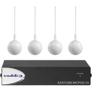 Vaddio EasyUSB MicPOD IOand4 ceiling microphone Black