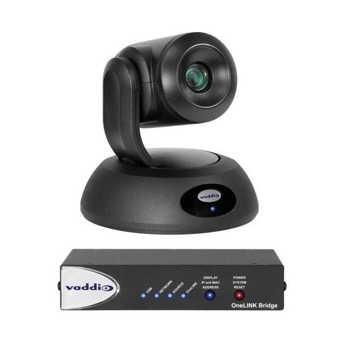 Vaddio RoboSHOT 30E HDBT OneLinK Bridge Sys Black