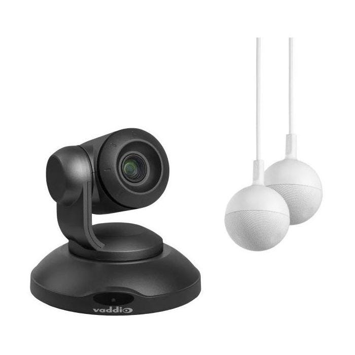 Vaddio ConferenceSHOT AV B Ceiling Micro 2 SS HP Black