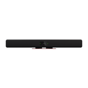 Biamp 4K Conferencing Video Bar with dual 50 MP & 8 MP camera, 27-mic array, analog audio-in, ALS, and Ethernet port
