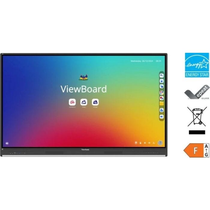 Viewsonic IFP8653 Tableau Blanc Interactif 85.5 pouces 4K