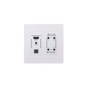 Visionary A/V Encoder (Wall Plate), 4K60 4:4:4 UHD over IP cinema quality ultra-low latency visually lossless switch matrix routable, with built-in video wall functionality; POE; AES67/Dante