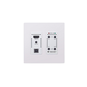 Visionary A/V Encoder (Wall Plate), 4K60 4:4:4 UHD over IP cinema quality ultra-low latency visually lossless switch matrix routable, with built-in video wall functionality; POE; Upgradeable to AES67/Dante