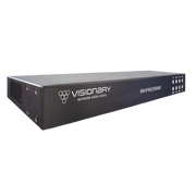 Visionary A/V Multiviewer, 4K UHD over IP cinema quality ultra-low latency visually lossless switch matrix routable, 4 Decoders in, 1 Encoder and 1 HDMI out, High Performance Scaling and Windowing Engine.