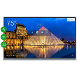 Vivitek NovoTouch EK755i tableau blanc interactif 190,5 cm (75") 3840 x 2160 pixels Écran tactile Gris USB