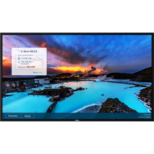 "Vivitek, DK434, 43pouces, 500cd/m2, 4k, 24/7, Portrait, Landscape, Digital Signage "