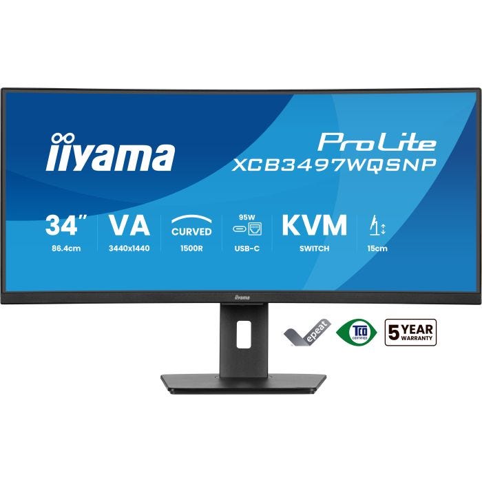 XCB3497WQSNP-B1 34" UW Curved VA-3440x14