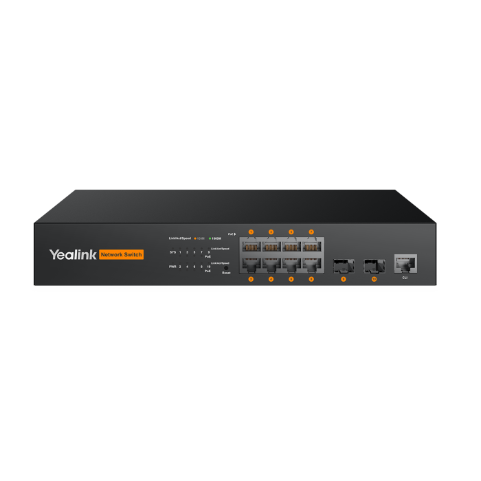 Yealink RCH80 Switch POE 8 ports L2