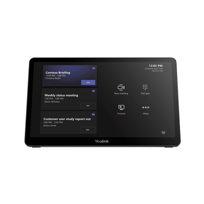 Yealink MVC 11.6' extension touchscreen tablet