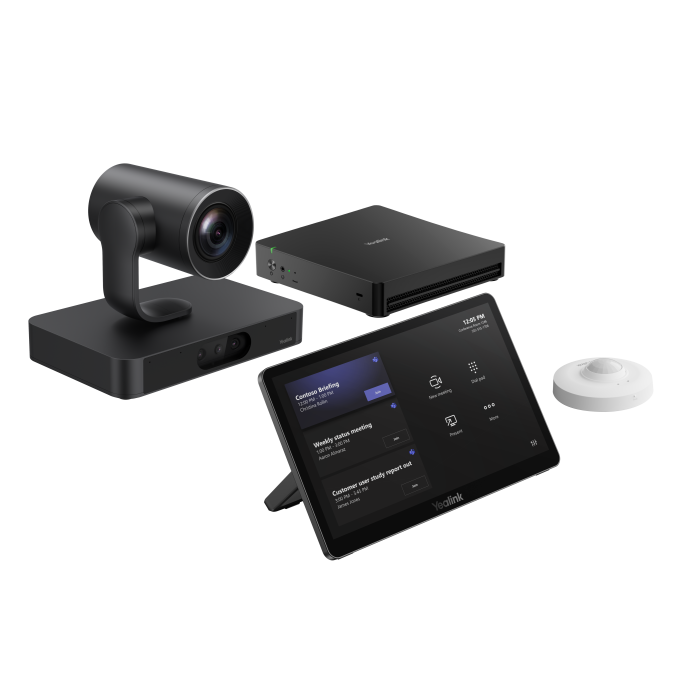 Yealink Native Microsoft Teams Rooms system for large rooms : 1x SmartVision 80, VCR20, MCoreKit-C5U