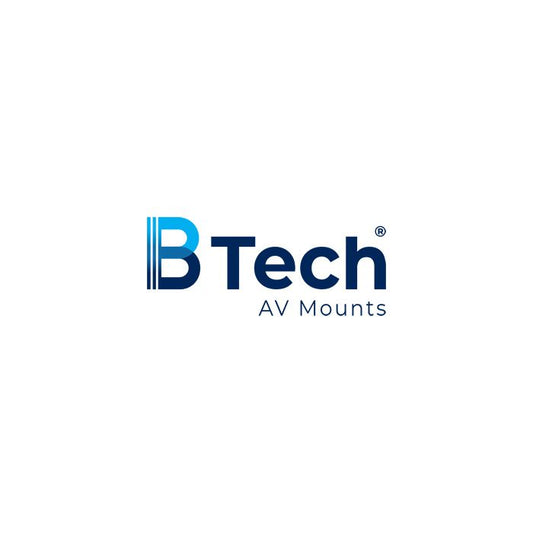 B-Tech BT8385-190/B Mode-AL Colonne de support vertical, aluminium, 1.9m, noir