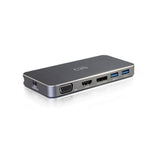 C2G Station d'accueil USB-C Double Affichage MST avec HDMI, DisplayPort, VGA et Power Delivery jusqu'à 65W (4K 30Hz)