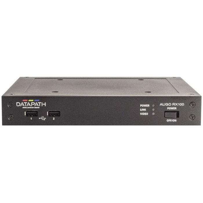 Datapath AligoTX100-2 10G optical KVM AVoIP transmitter, 1 x 4K or 4 x HD HDMI inputs, no PSU, 1 SFP+ port (SFP+ modules not included)